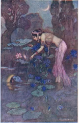 Sita findet Rama unter Lotusblüten